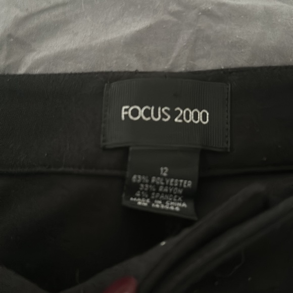 Focus 2000 black trousers size 12 - Picture 3 of 11